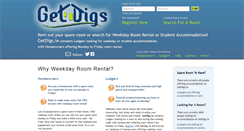 Desktop Screenshot of getdigs.ie